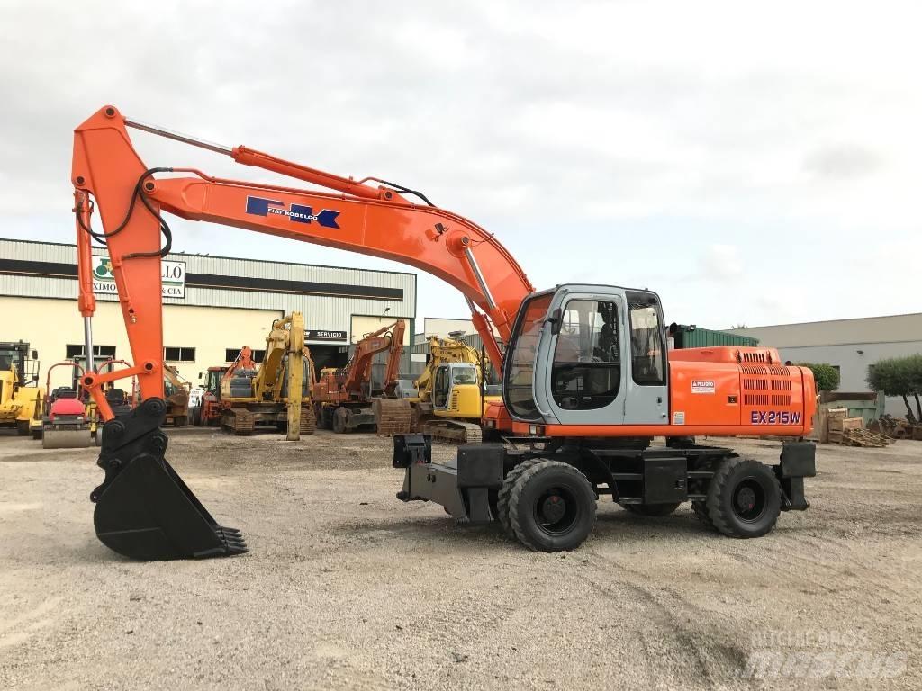 Fiat-Kobelco EX215W Escavadoras de rodas