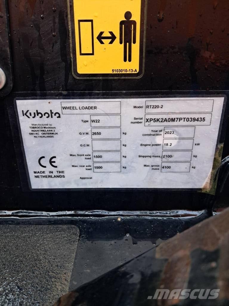 Kubota RT 220-2e Mini carregadoras