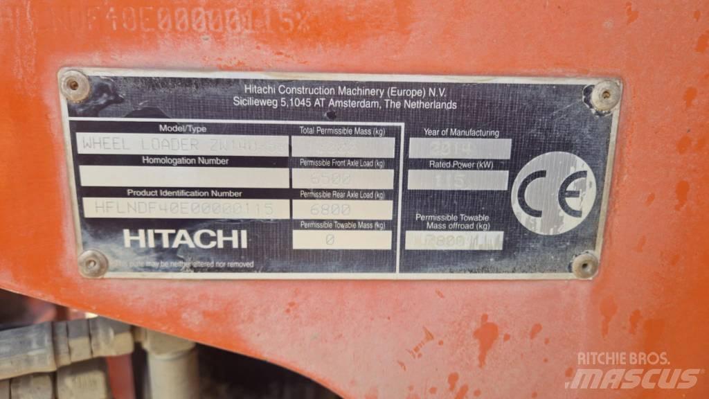 Hitachi ZW 140 Carregadeiras de rodas