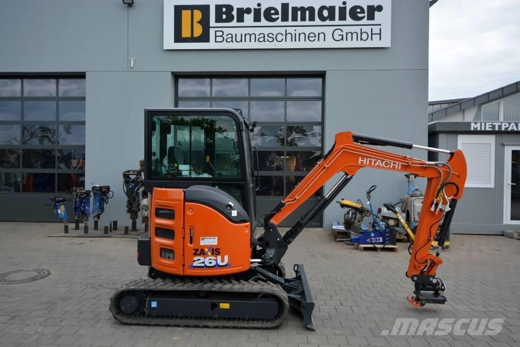 Hitachi ZX 26 U-6 Miniescavadeiras