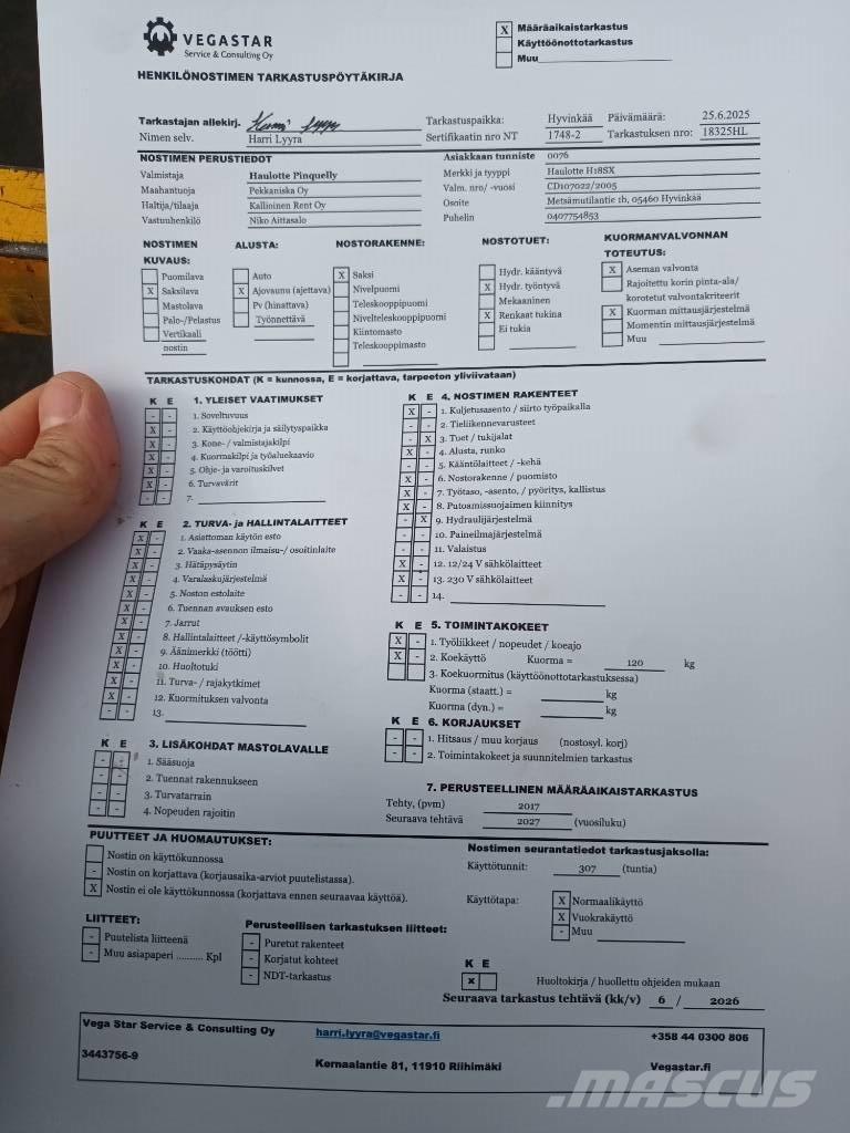 Haulotte H 18 SX Elevadores de tesoura