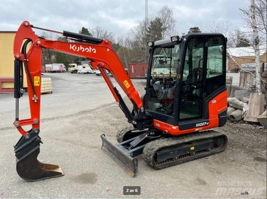 Kubota KX 027 Miniescavadeiras