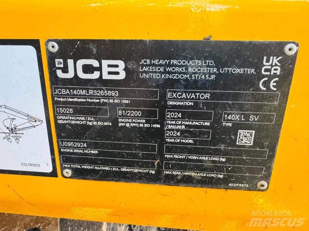 JCB 140 X Escavadeiras de esteiras