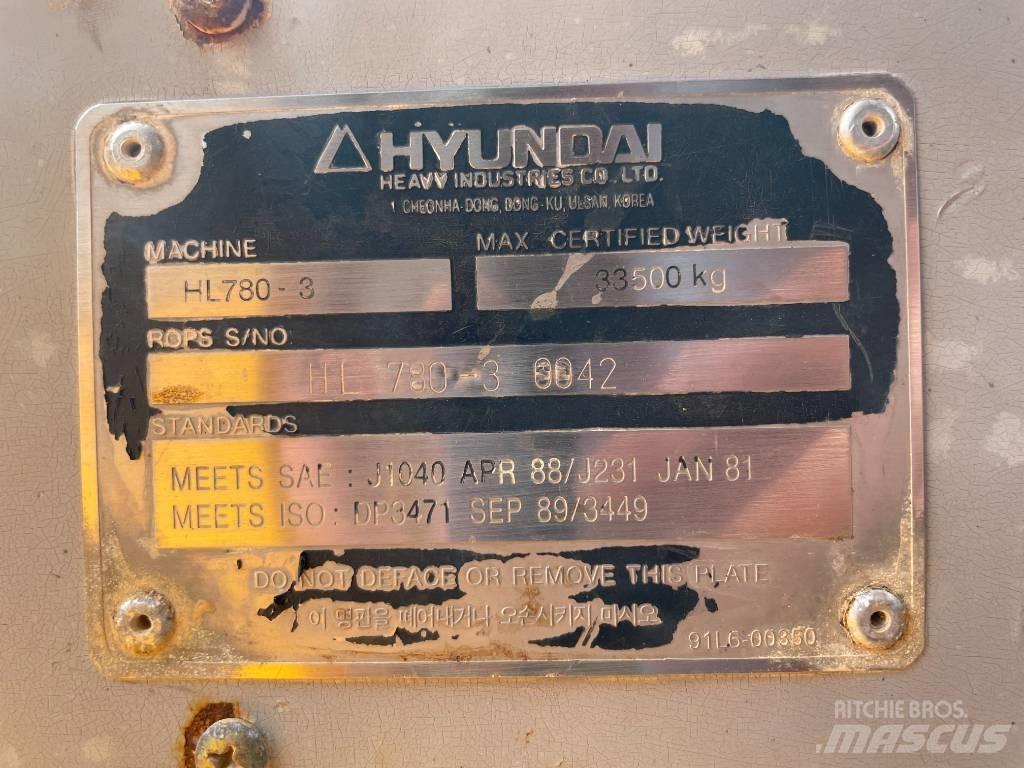 Hyundai HL 780-3 A Carregadeiras de rodas