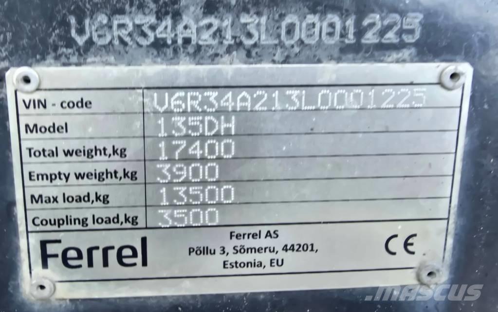Ferrel 135DH Outros reboques agricolas