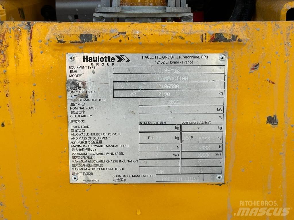 Haulotte COMPACT 10N Elevadores de tesoura