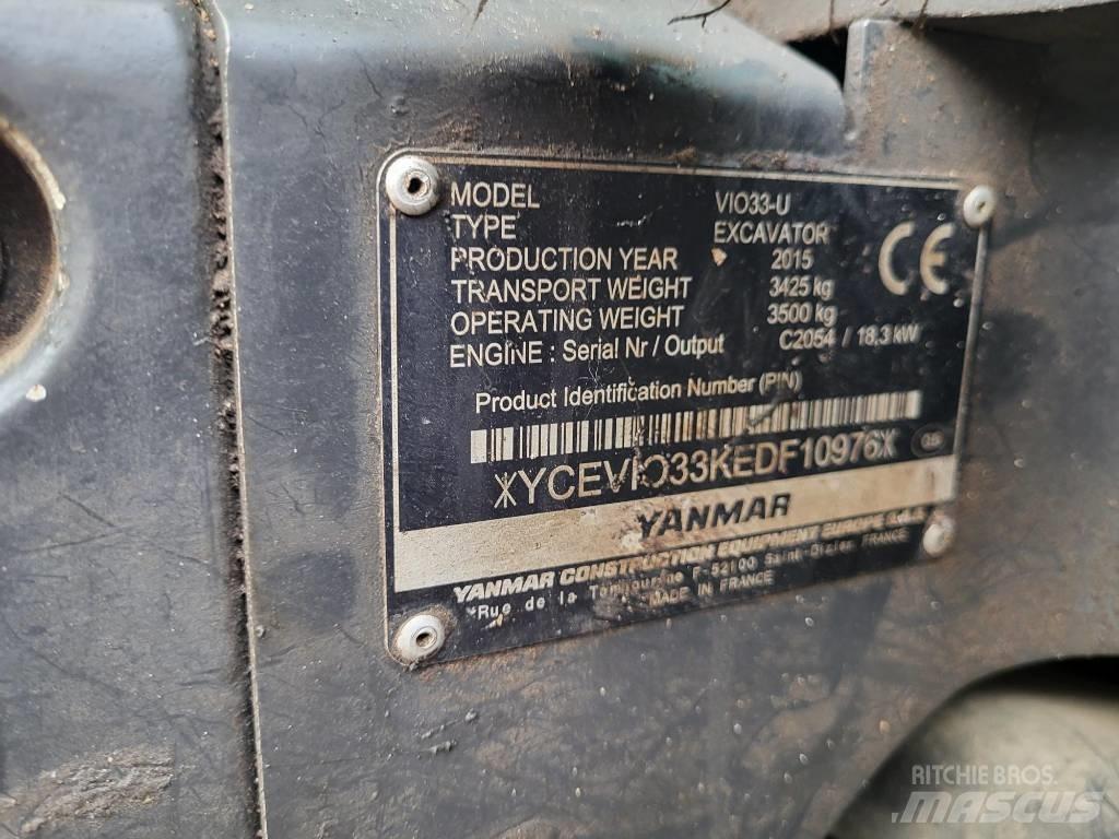 Yanmar Vio 33 U Miniescavadeiras