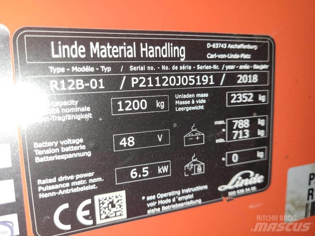 Linde R12B-01 Empilhadores Elevadores