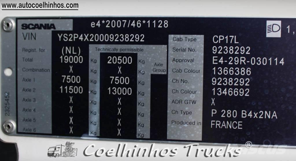 Scania P 280 Caminhões de caixa fechada