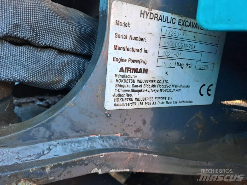 Airman AX26U Miniescavadeiras