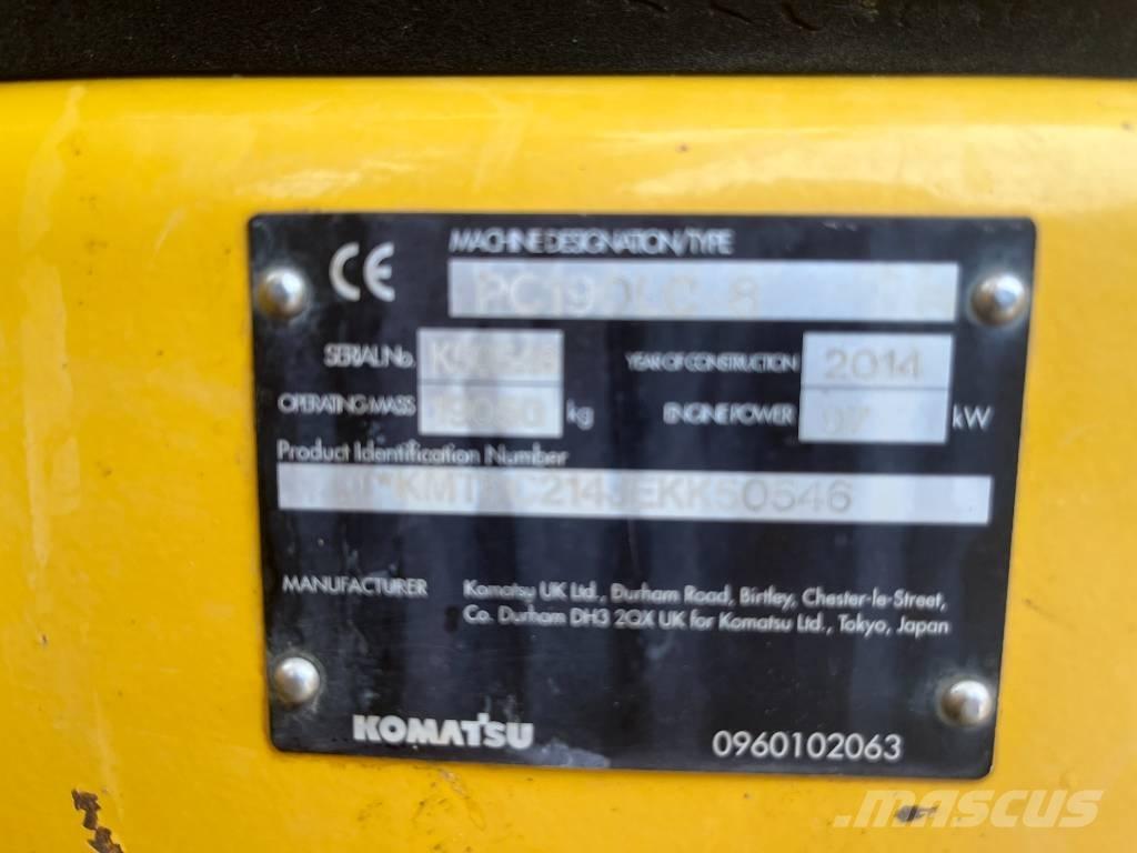 Komatsu PC 190 LC-8 Escavadeiras de esteiras