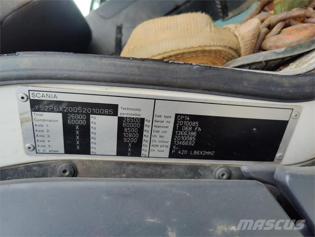 Scania P420 6x2 Camiões basculantes