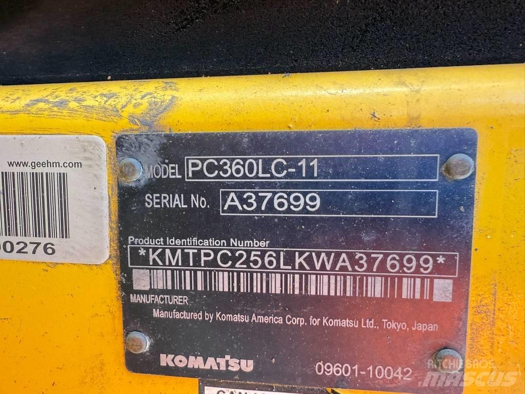 Komatsu PC360LC-11 Escavadeiras de esteiras