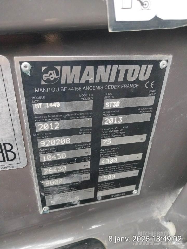 Manitou MT1440 Manipulador telescópico