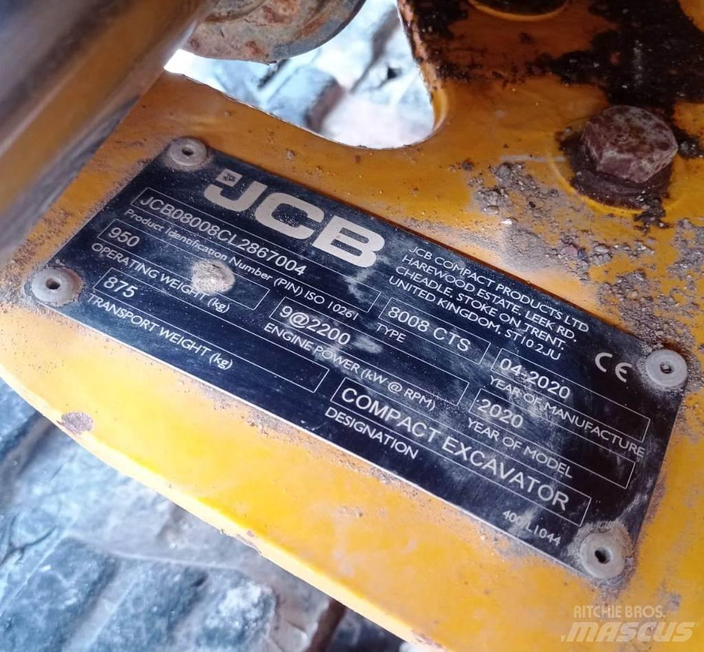 JCB 8008 CTS Miniescavadeiras
