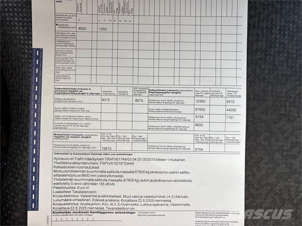 Renault T460 6x2 Caminhões de caixa fechada