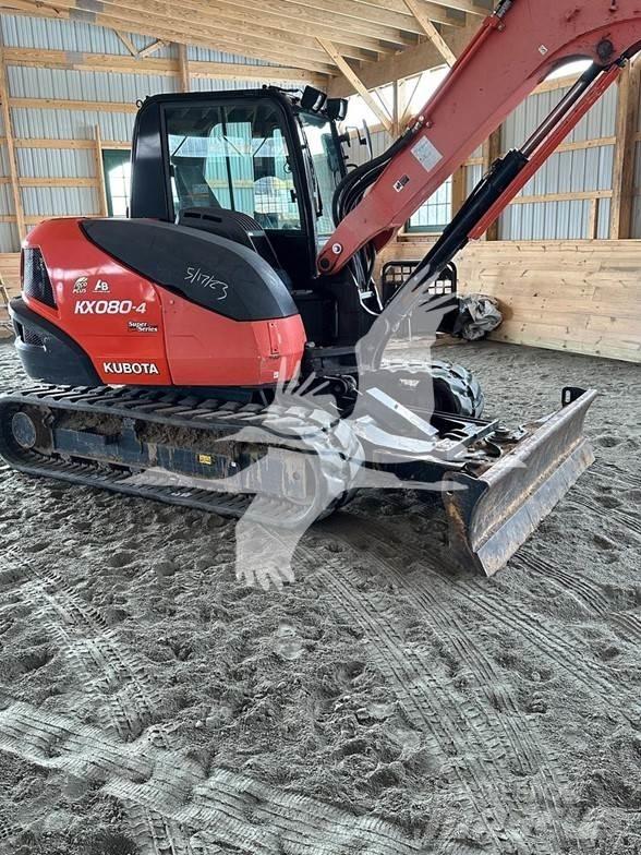 Kubota KX080-4 Escavadeiras de esteiras