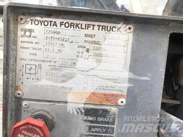 Toyota T2500D Empilhadores Diesel