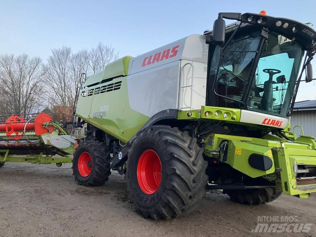 CLAAS Lexion 670 Ceifeiras debulhadoras
