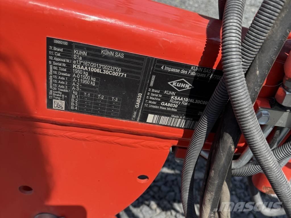 Kuhn GA 8030 Gadanheiras-fileiras