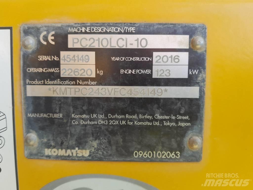 Komatsu PC210LCi-10 Escavadeiras de esteiras