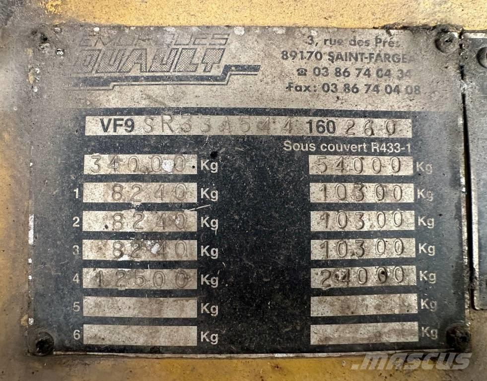 Louault SR33A Semi Reboques de Transporte Auto
