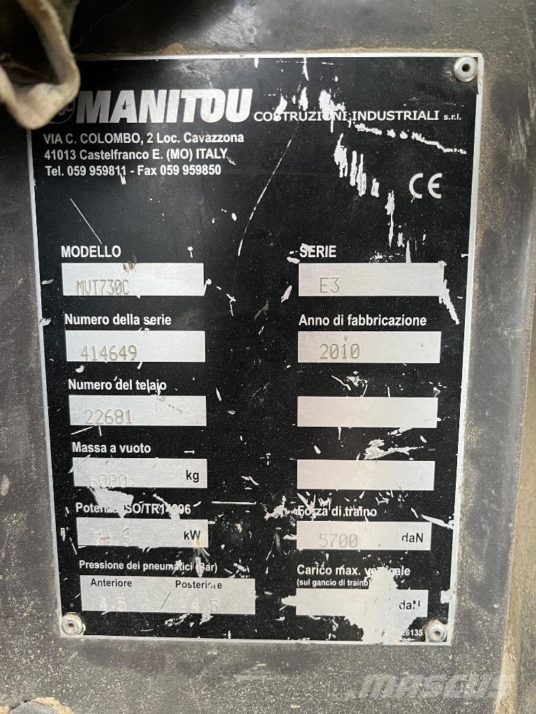 Manitou MVT 730 Tratores Agrícolas usados