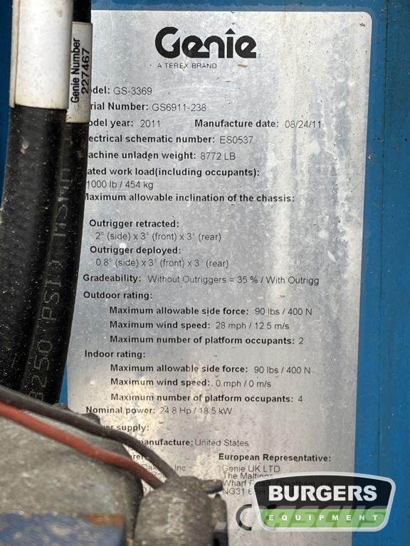 Genie GS-3369 RT Elevadores de tesoura