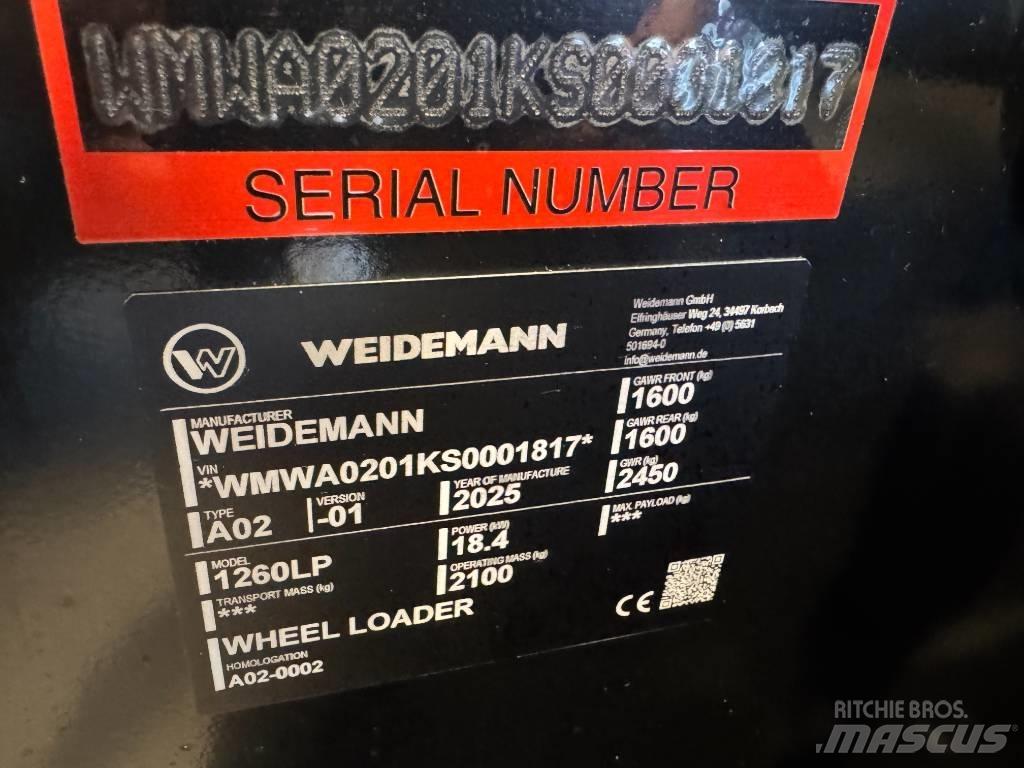 Weidemann 1260 LP Minicarregadeiras