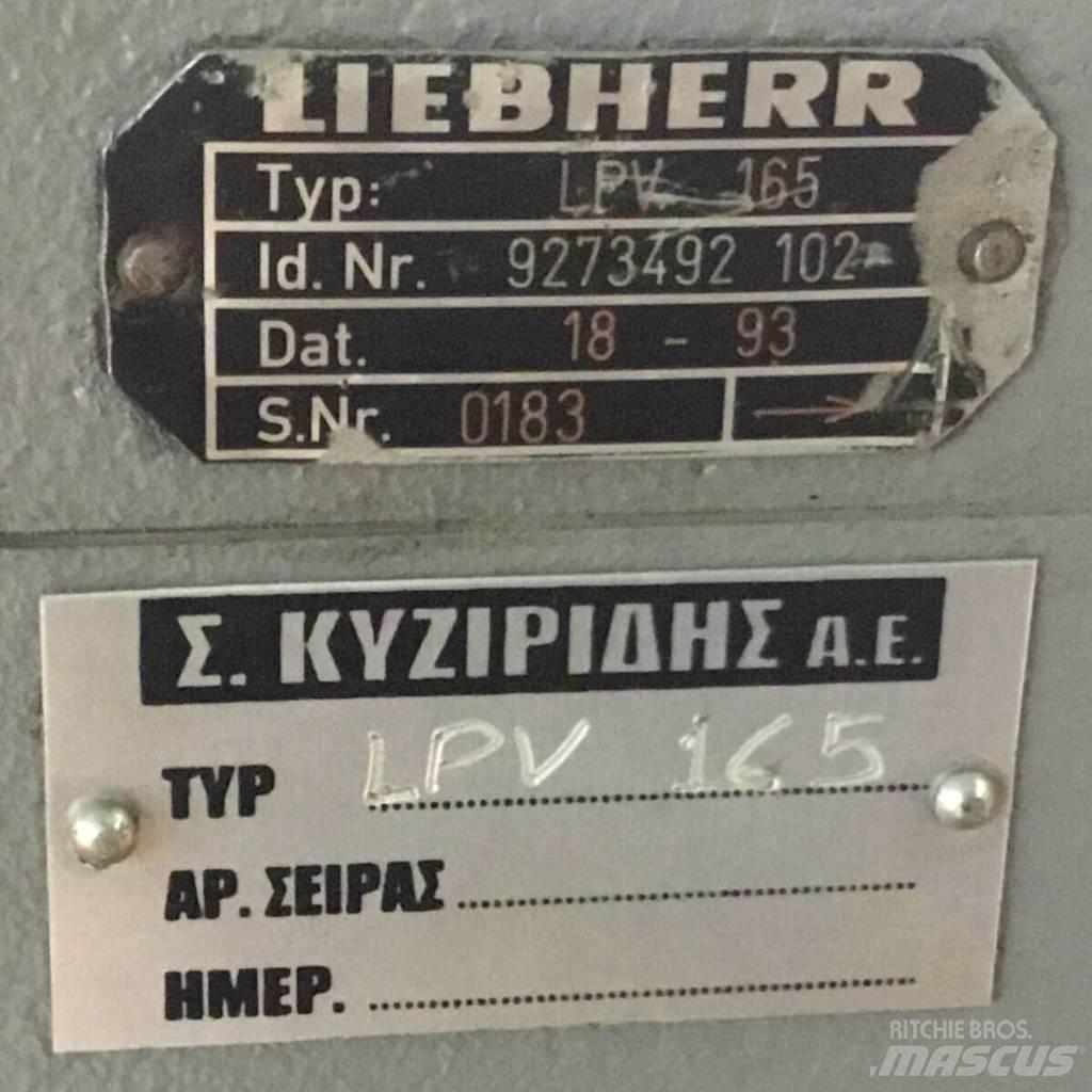 Liebherr LPV 165 Hidráulica