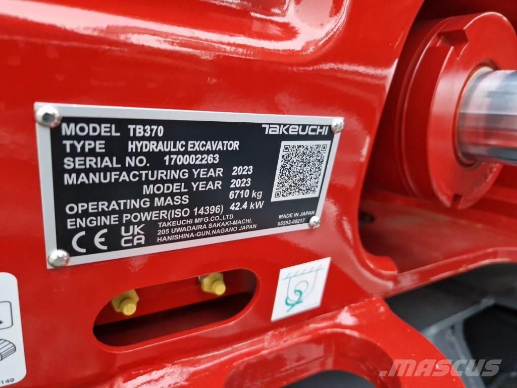 Takeuchi TB370 Miniescavadeiras