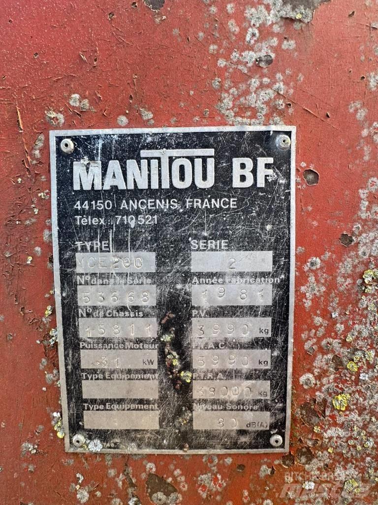 Manitou MCE 20 C Empilhadores Diesel