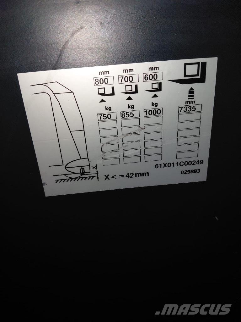 Linde K 10 Empilhadores de via estreita