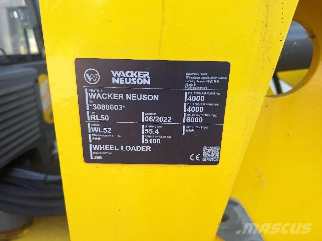 Wacker Neuson WL 52 Carregadeiras de rodas