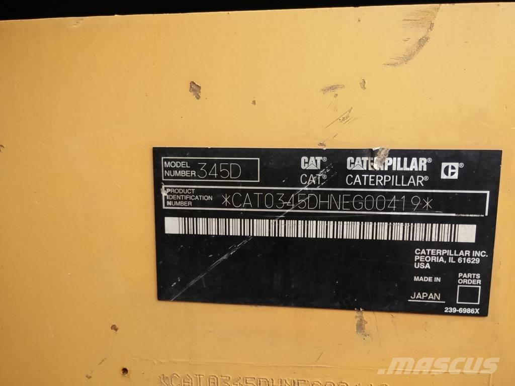CAT 345 D L Escavadeiras de esteiras