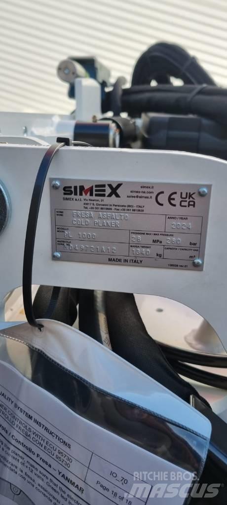 Simex PL1000 Acessórios de máquinas de asfalto