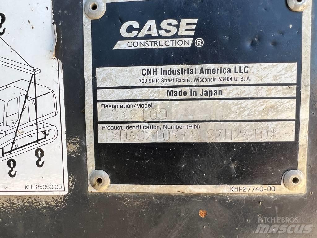 CASE CX 210 D Escavadeiras de esteiras