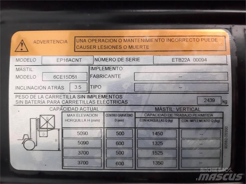CAT EP16ACNT Empilhadores eléctricos