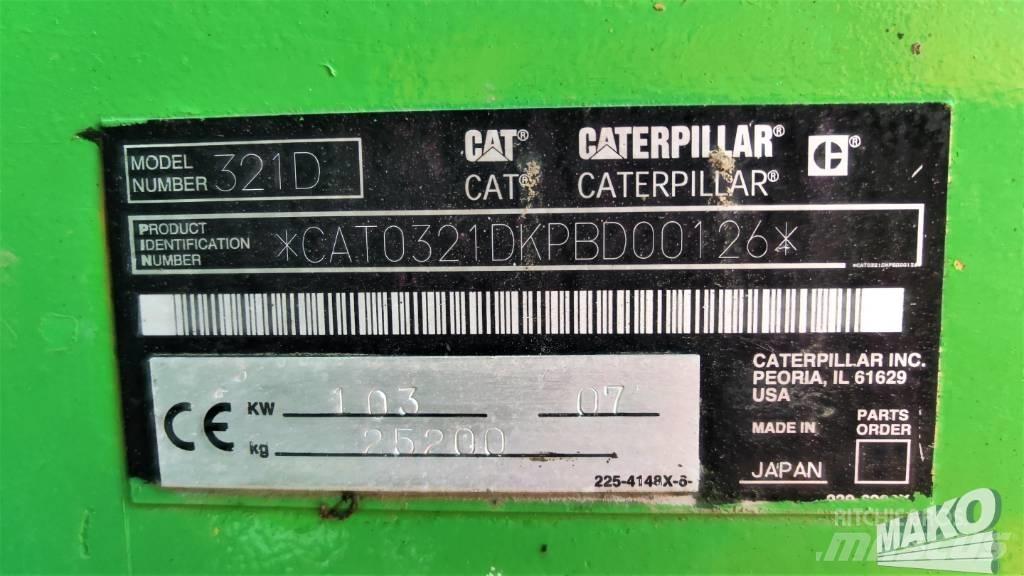 CAT 321 D Escavadeiras de esteiras