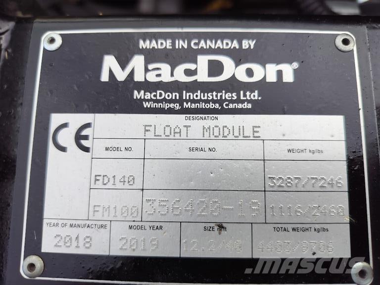 MacDon FD 140 Acessórios de ceifeiras debulhadoras