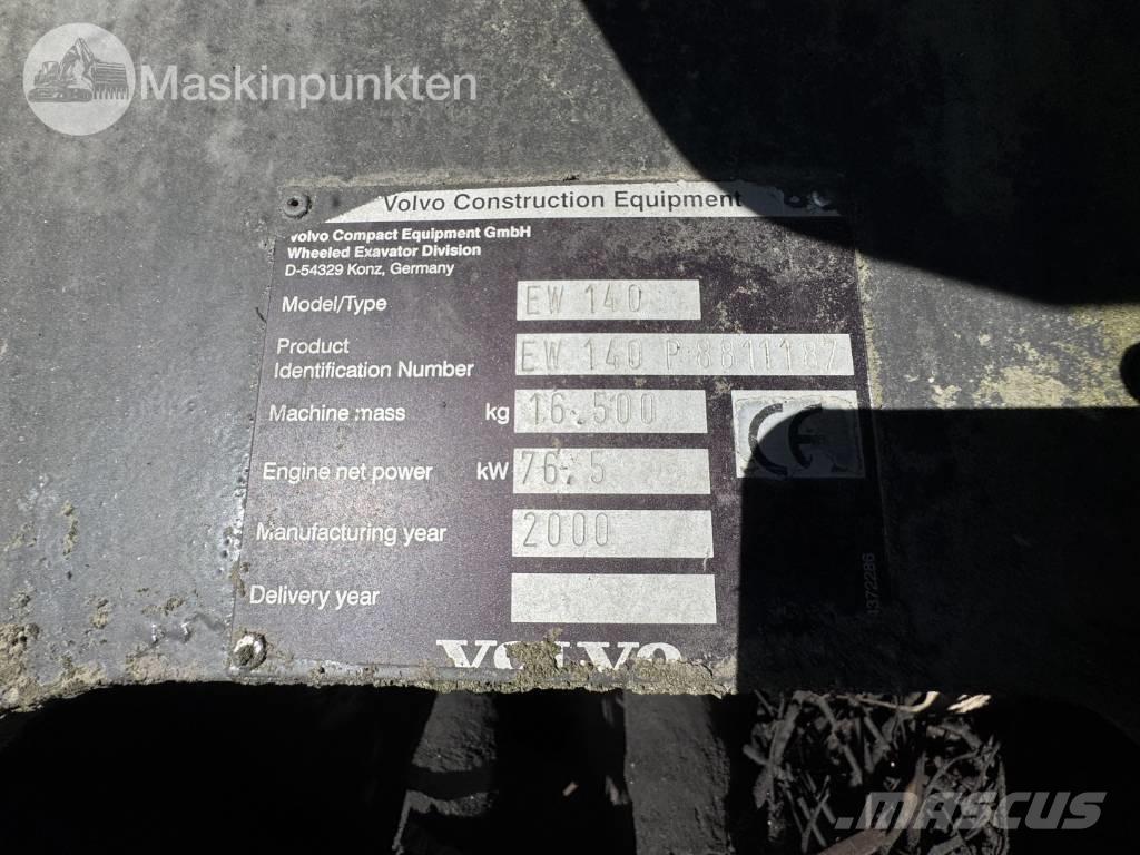 Volvo EW 140 B Escavadoras de rodas