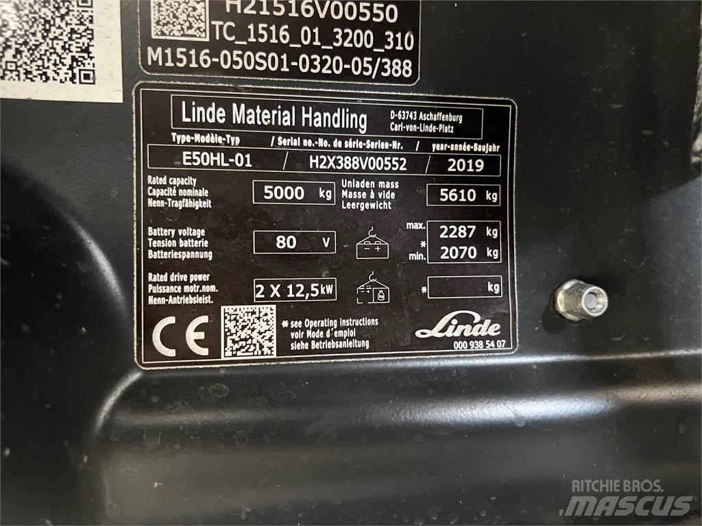 Linde E50HL-01 Empilhadores eléctricos