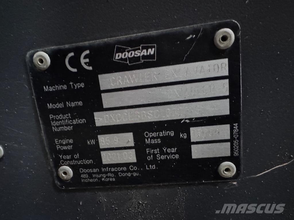 Doosan DX 140 LCR-5 Escavadeiras de esteiras