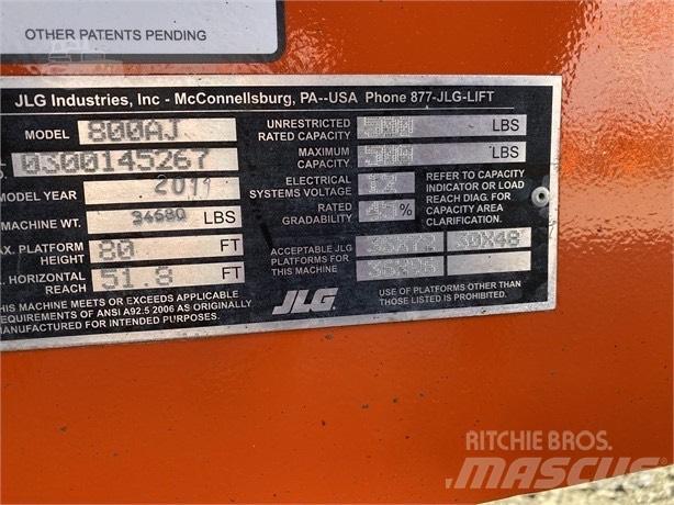 JLG 800 AJ Elevadores braços articulados