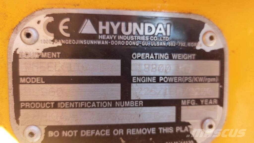 Hyundai HL 960 Carregadeiras de rodas