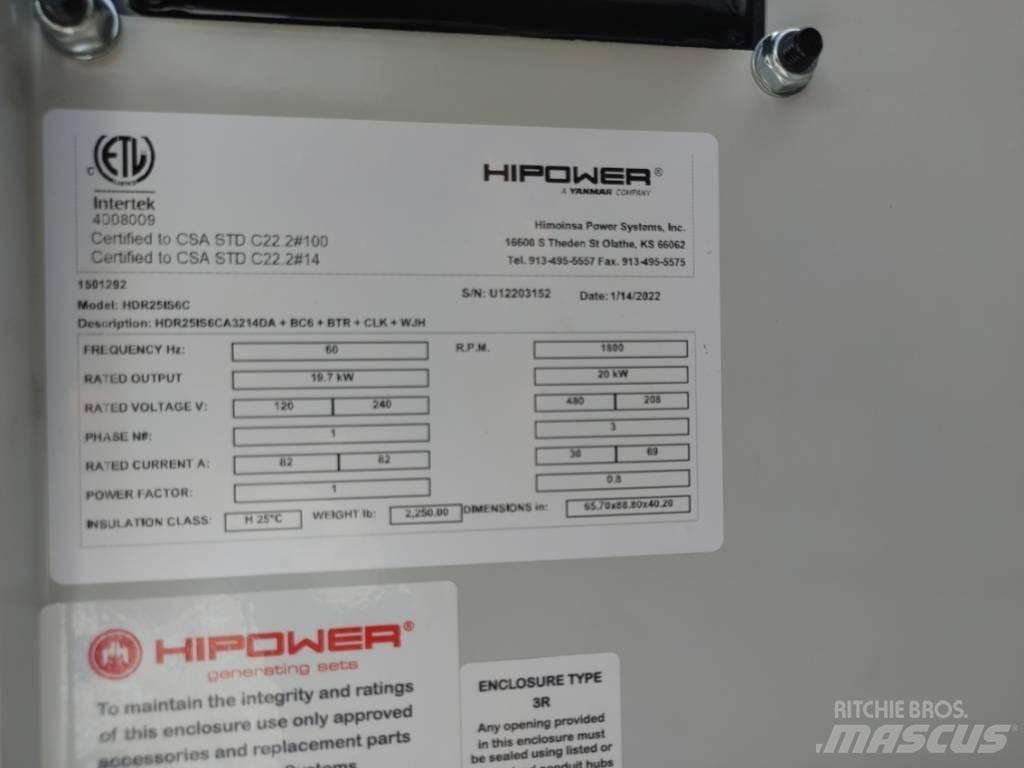 Hipower HRIW-25 Geradores Diesel