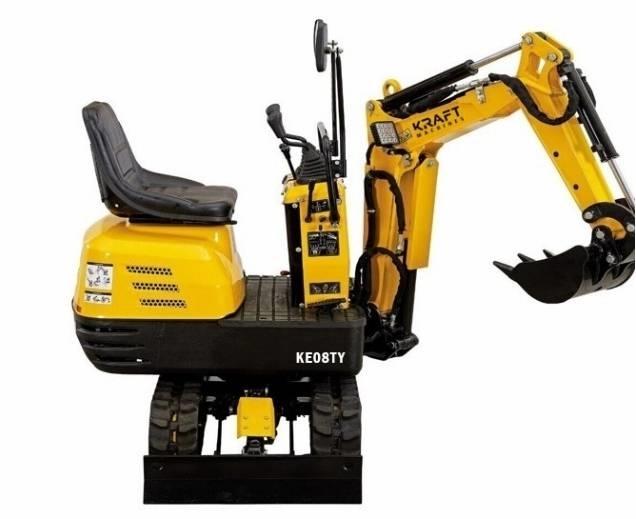 Kraft KE08TY Miniescavadeiras