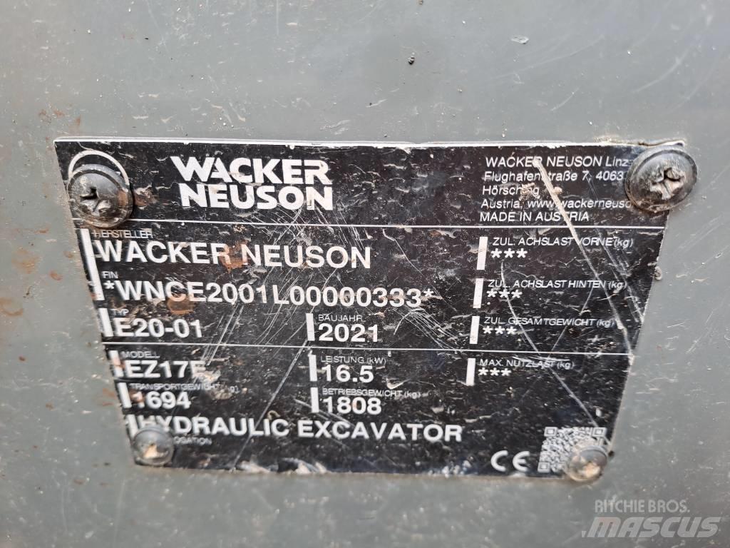 Wacker Neuson EZ17e Escavadeiras de esteiras