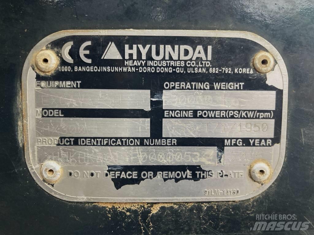 Hyundai HX 300 L Escavadeiras de esteiras