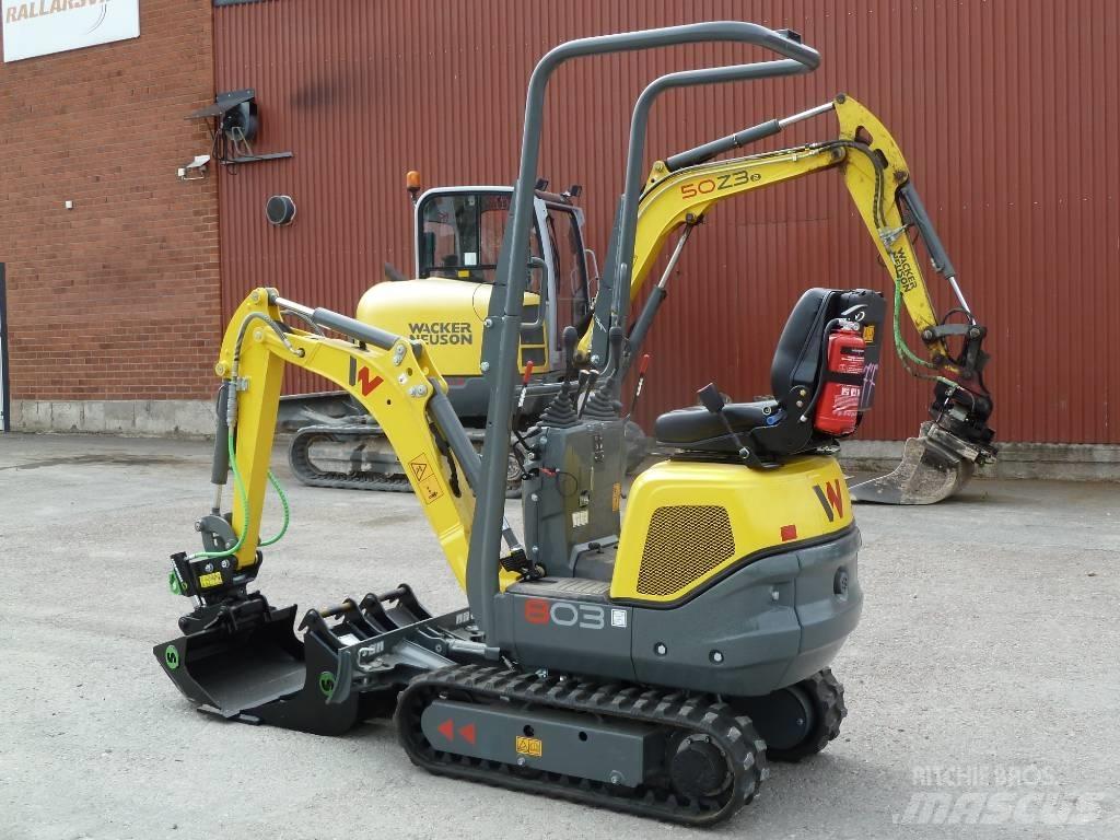 Wacker Neuson 803 Miniescavadeiras